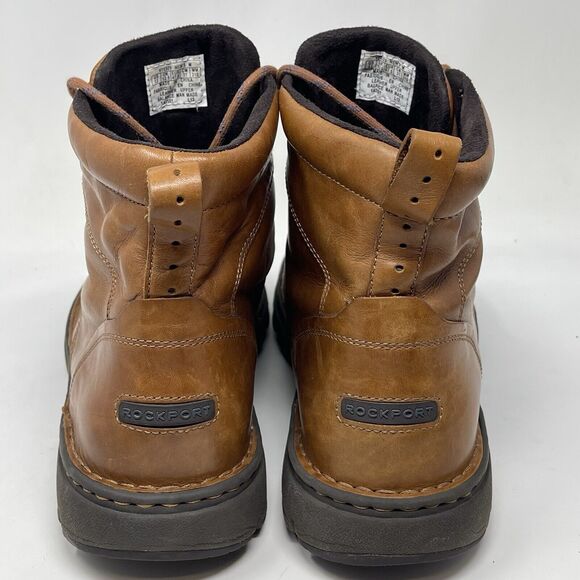 Rockport RocSports Chukka Boots Mens 13 M British Tan Leather Lace Up V75329 - Picture 10 of 14